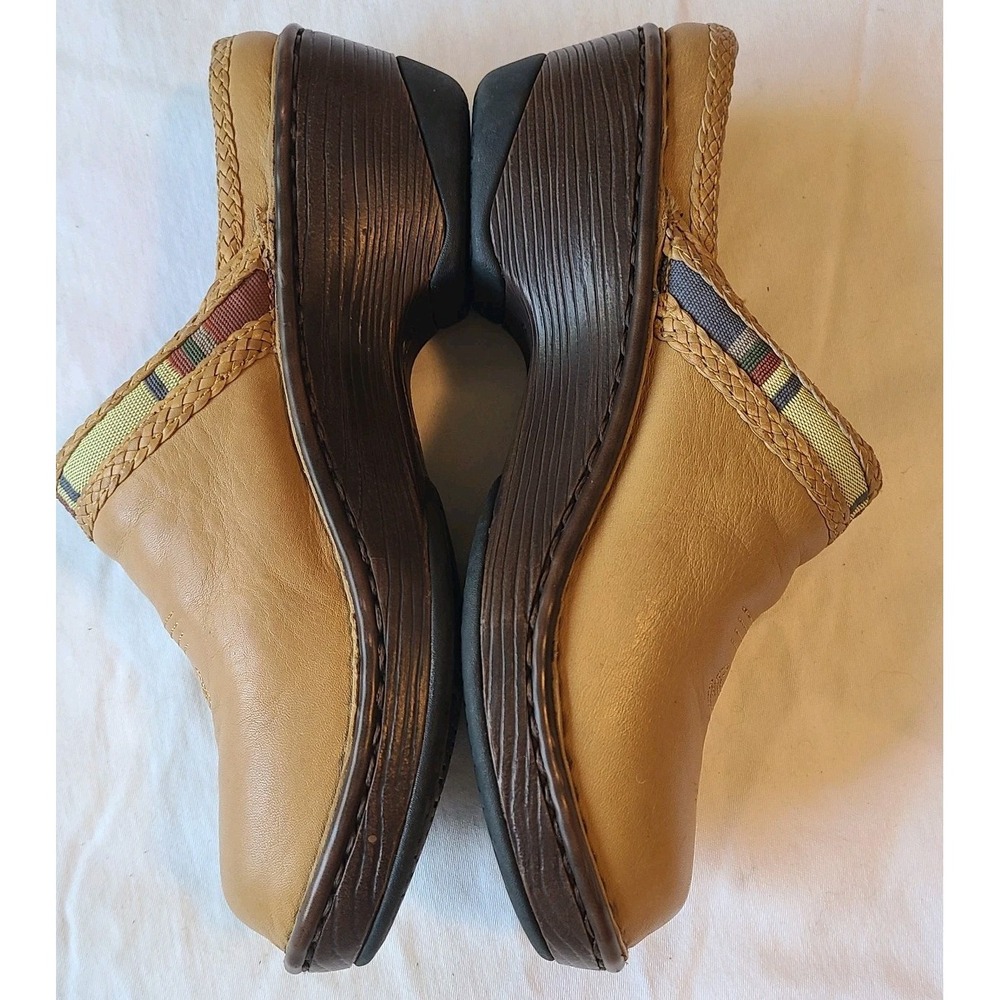 Durango Western Tan Leather Clogs Womens Shoes Slip On  8.5M RD3812 Head West - Picture 4 of 11